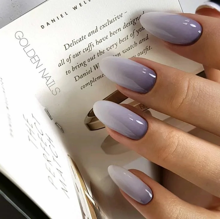 Дизайн «омбре аэрографом 2 цвета»