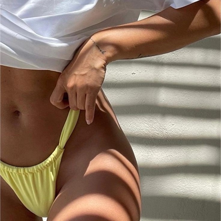 Бикини классика - по линии белья