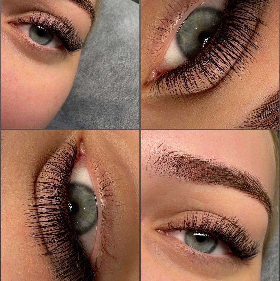 Объёмное наращивание ресниц 2д