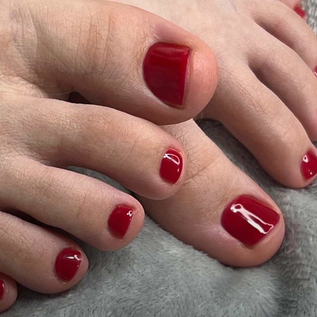 Педикюр обработка пальчиков + покрытие