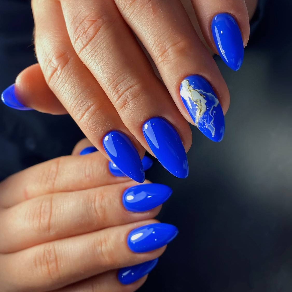 Простой дизайн 1 ноготь