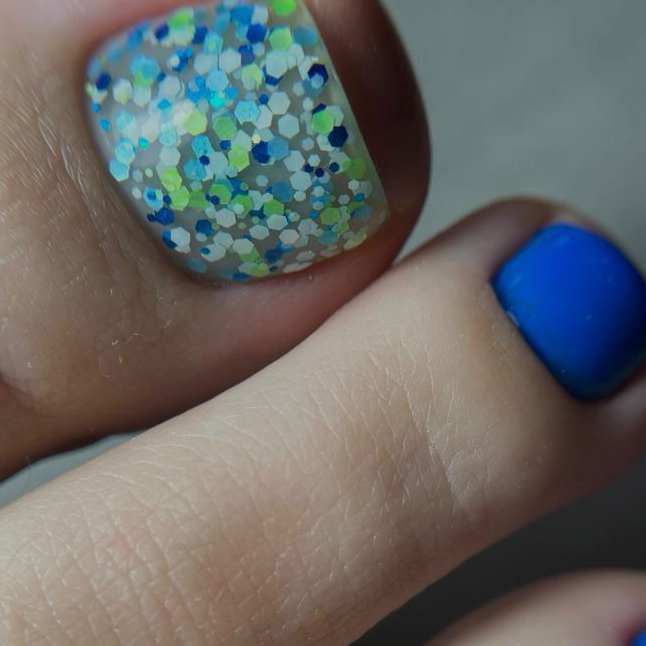 Педикюр пальчики + гель-лак