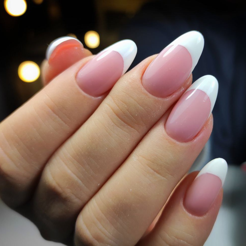 Маникюр +покрытие "френч"