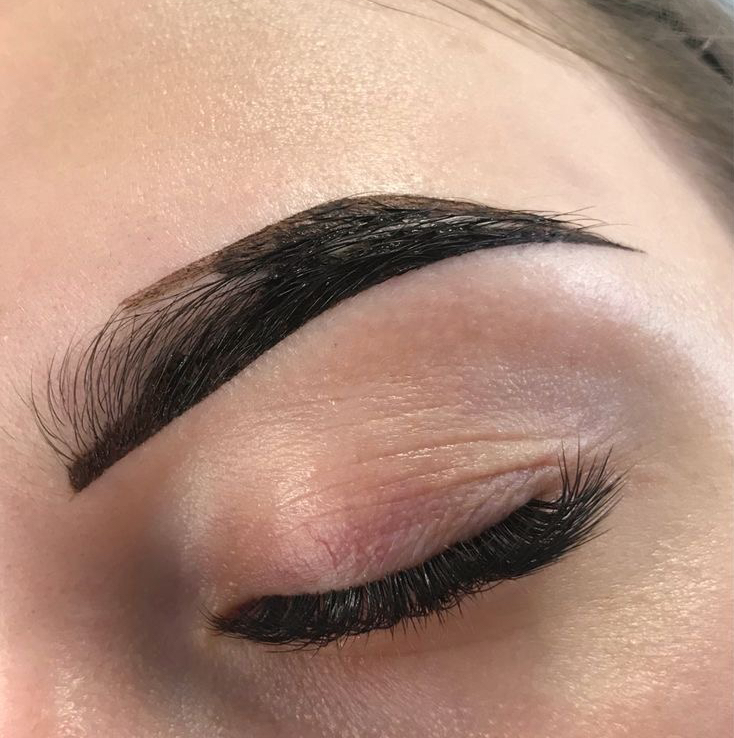 Архитектура и окрашивание бровей хной