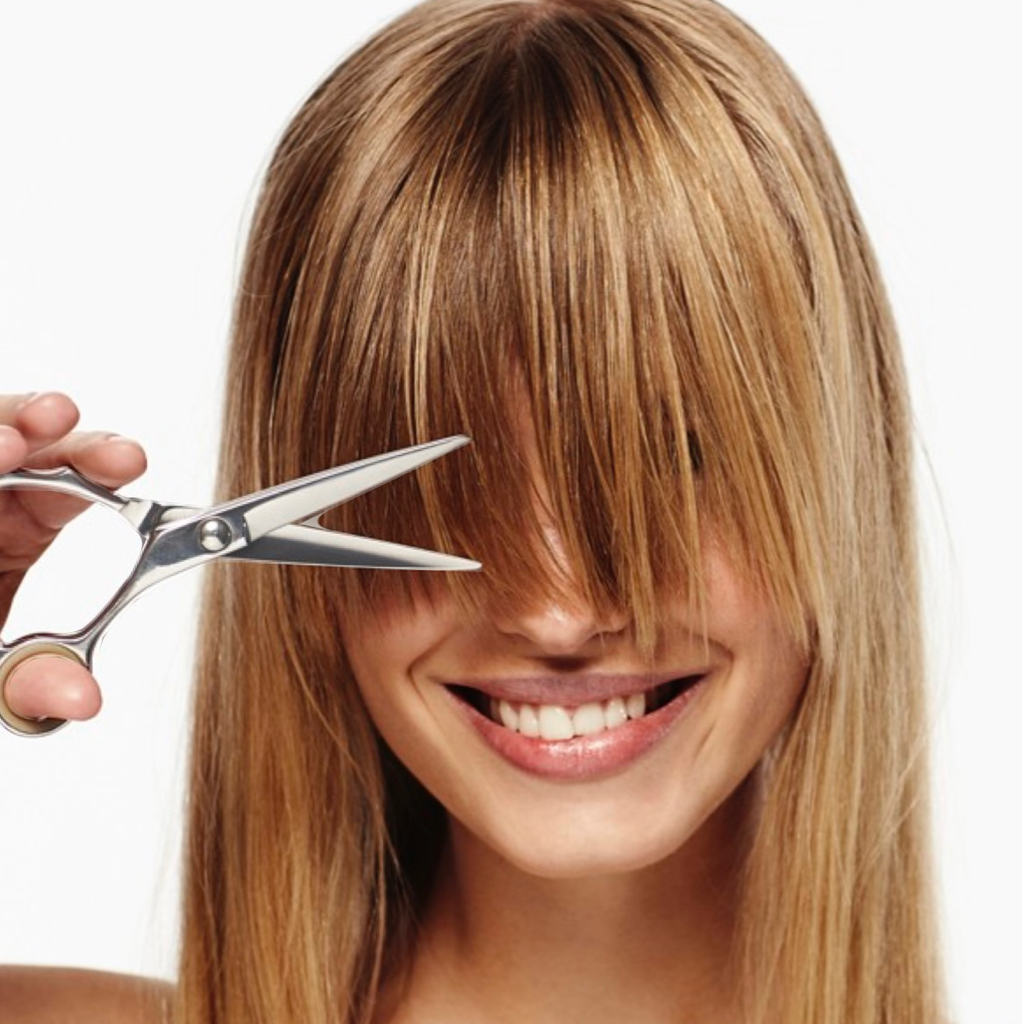 Стрижка челки