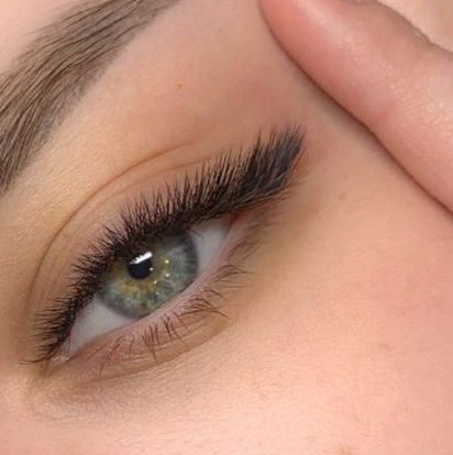 Наращивание ресниц. Объем 1,5D/2D