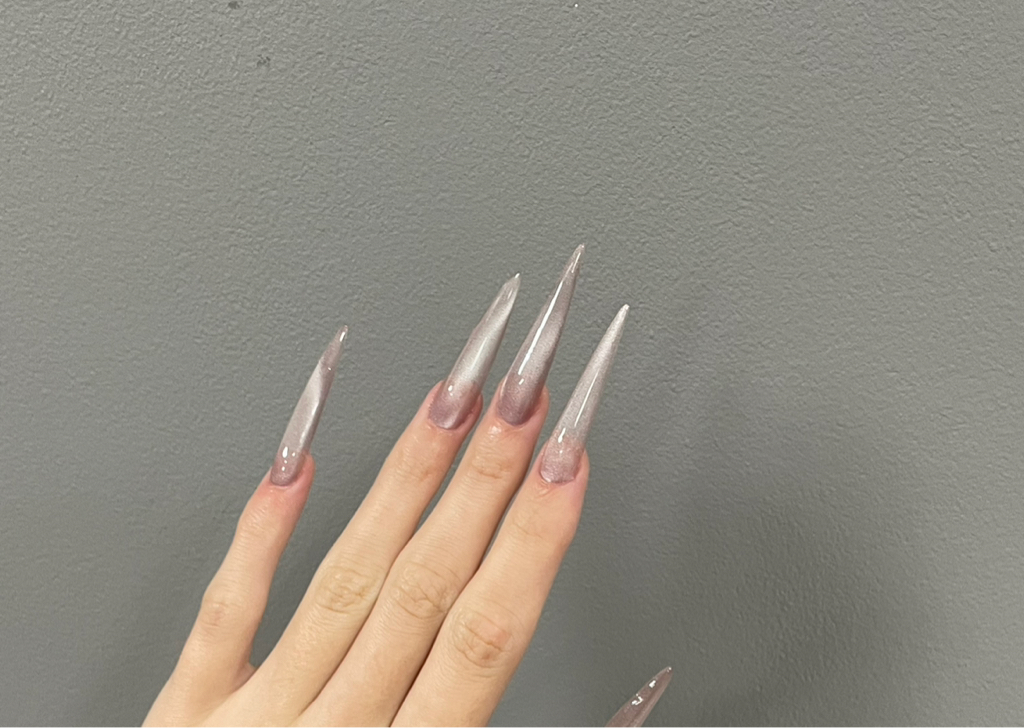 Наращивание ногтей L однотон