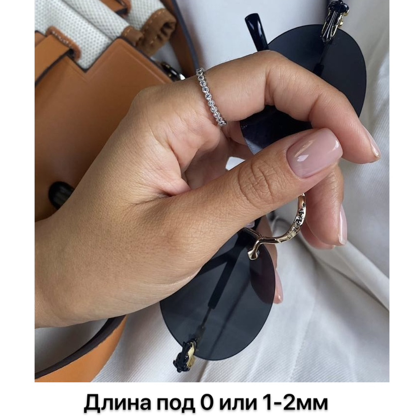 Маникюр однотон(короткие под 0)