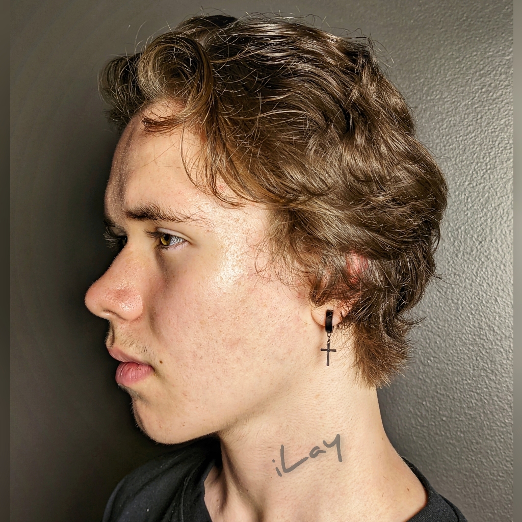 Haircut long hair or only with scissors