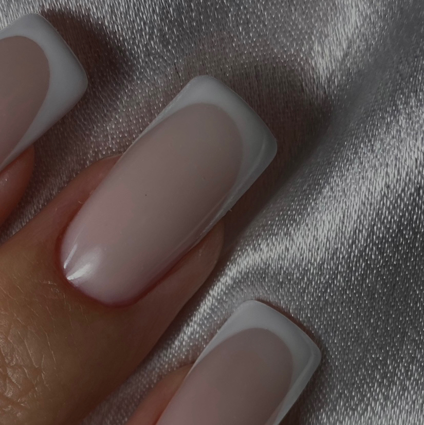 Французский маникюр/стемпинг/втирка/дизайн на все ногти