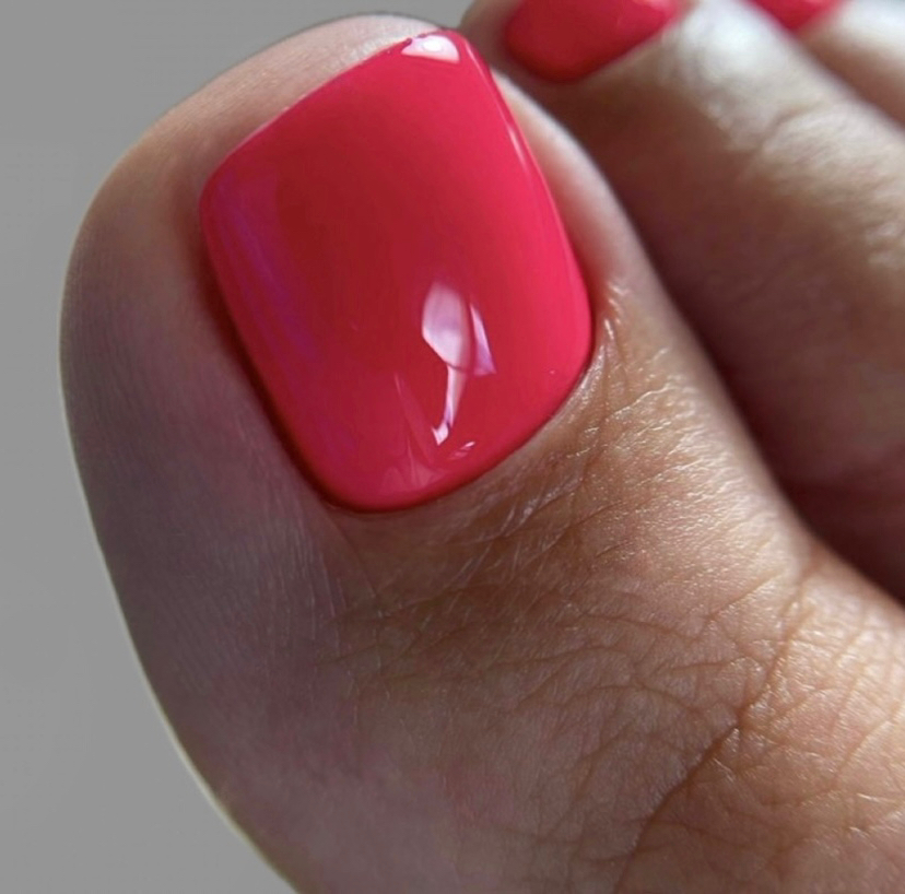 Педикюр с покрытием без обработки стопы