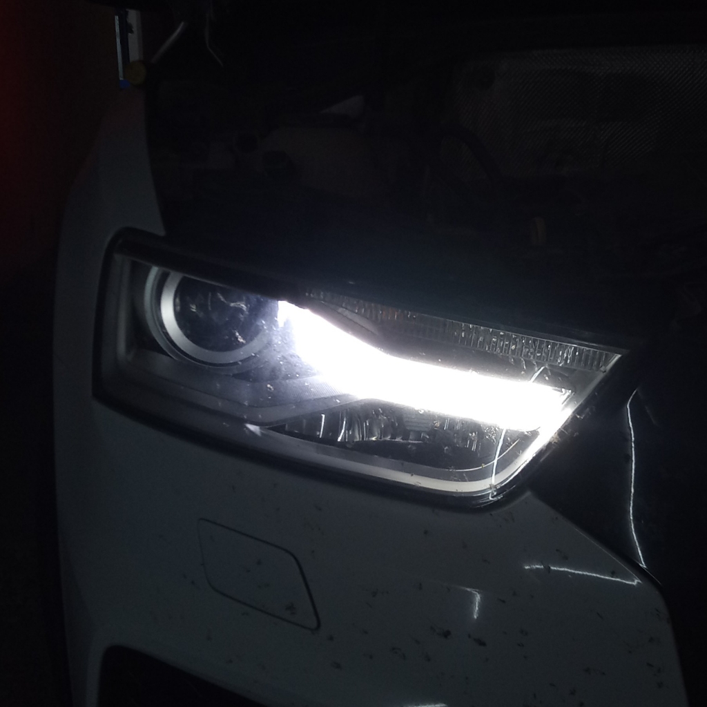 Ремонт ДХО Audi Q3 (Реснички)