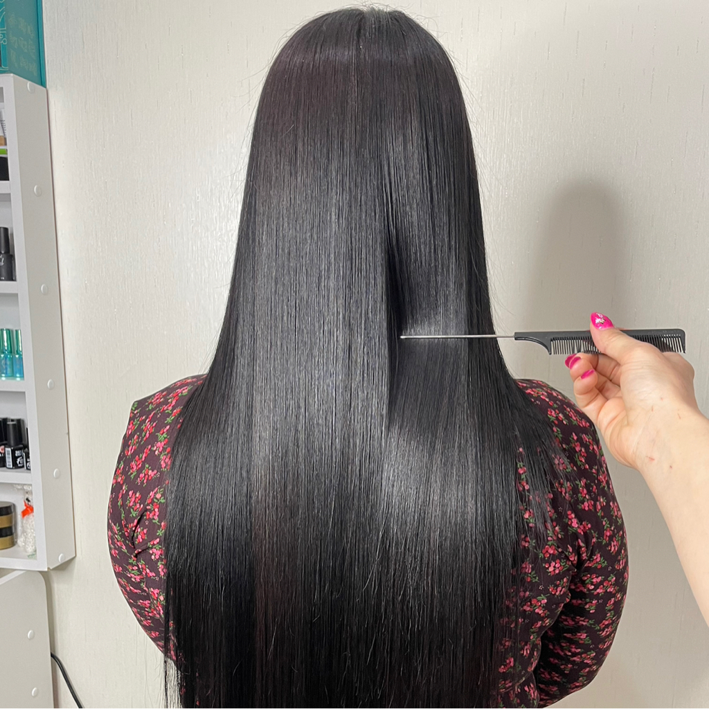 Кератиновое выпрямление