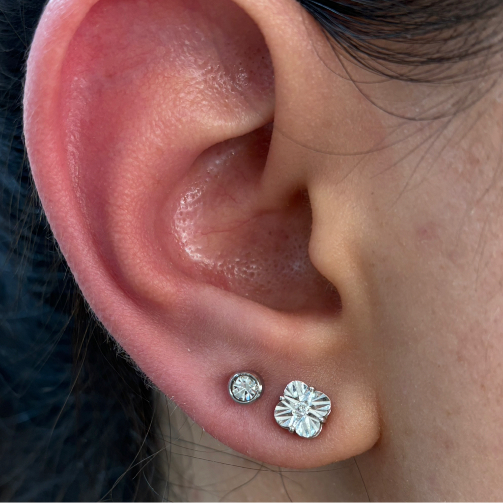 Прокол мочки уха