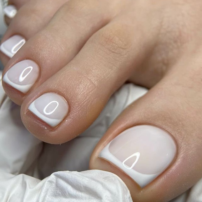 Педикюр 1/2 - пальчики + гель лак
