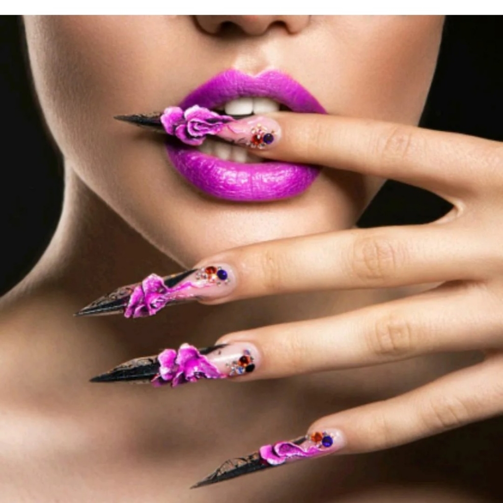 Классическое наращивание ногтей(маникюр+покрытие гель лак включены)