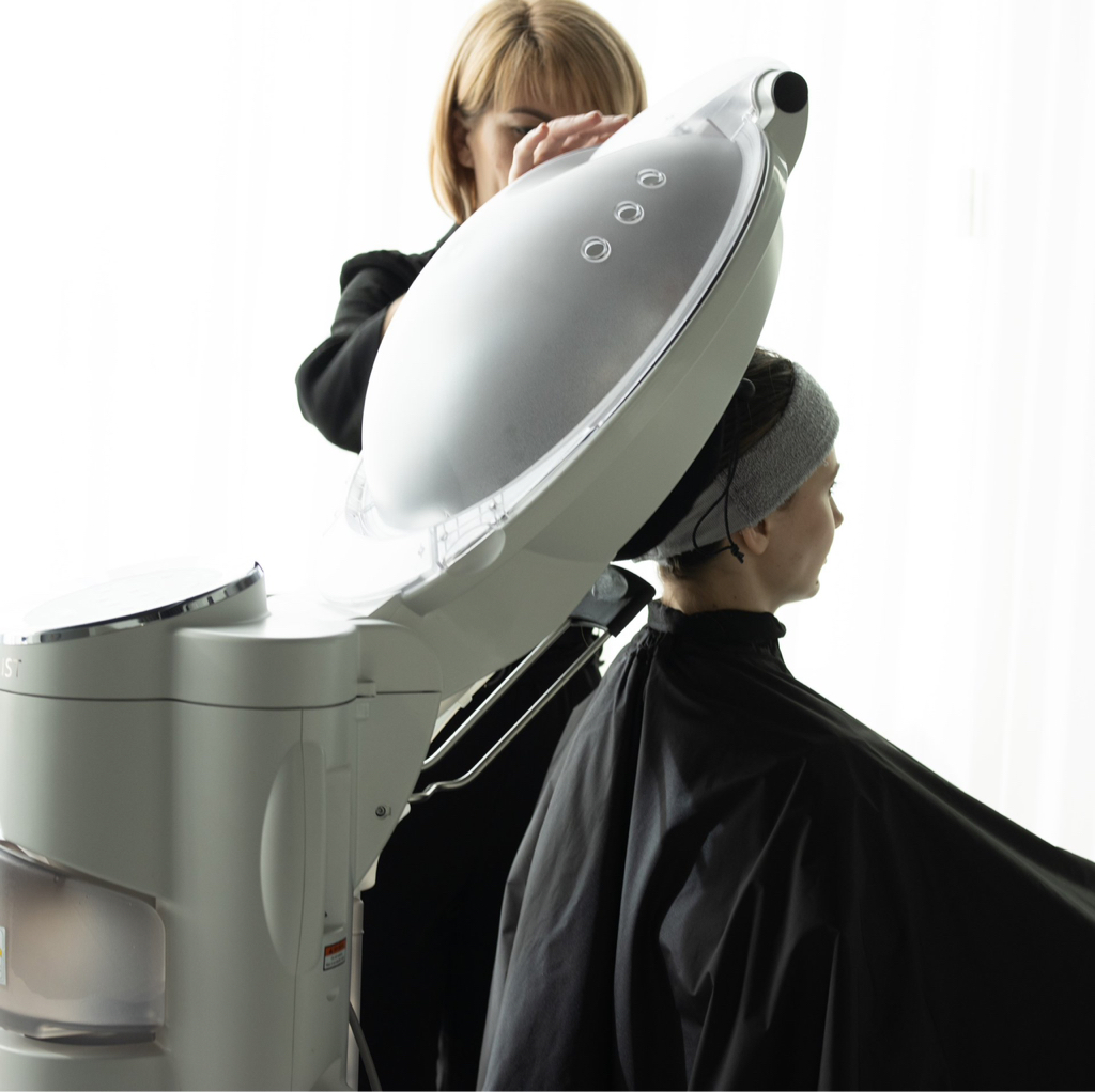 ✔️Экспресс-уход за волосами. Входит: пар,техника японского спа кожи головы и мытья волос, питательная маска.(Доп.услуга к основной)