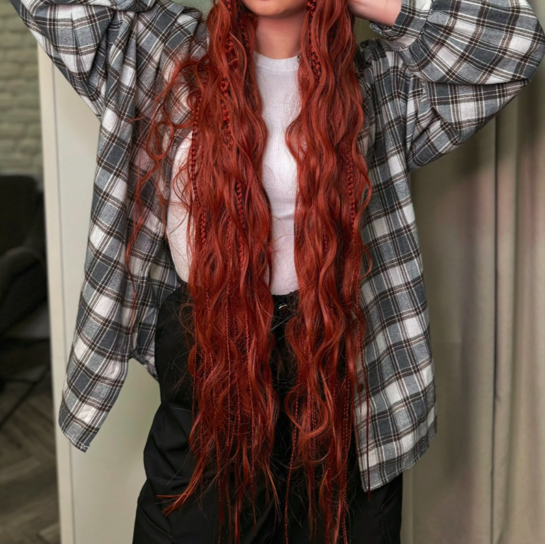 Кудри к брейдам/сфинксу/афрокосам