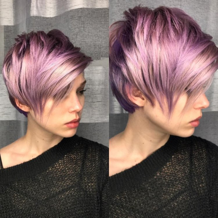 цветовой дизайн+ стрижка короткая