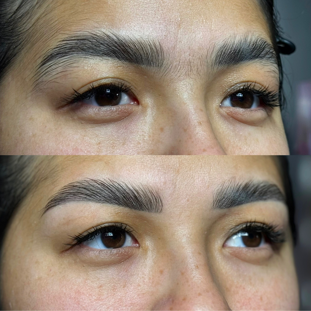 Коррекция бровей