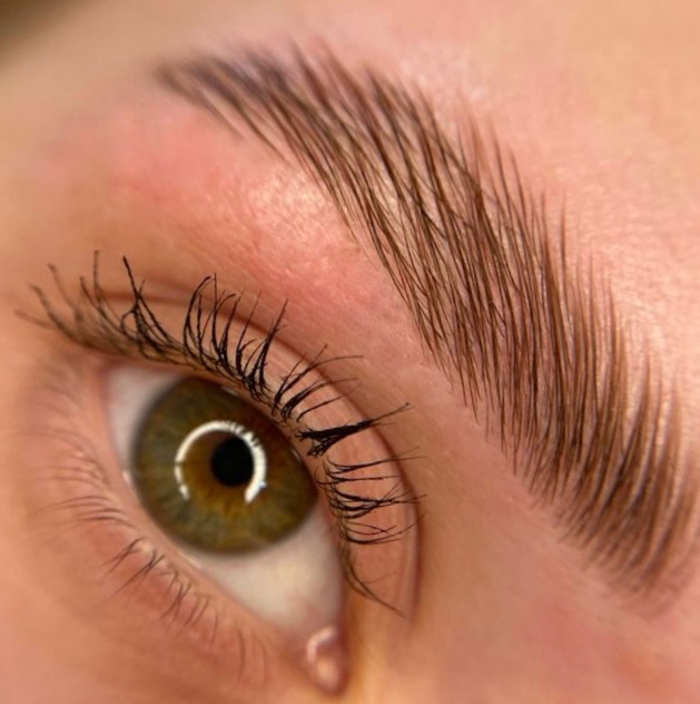 Ламинирование бровей без коррекции и окрашивания