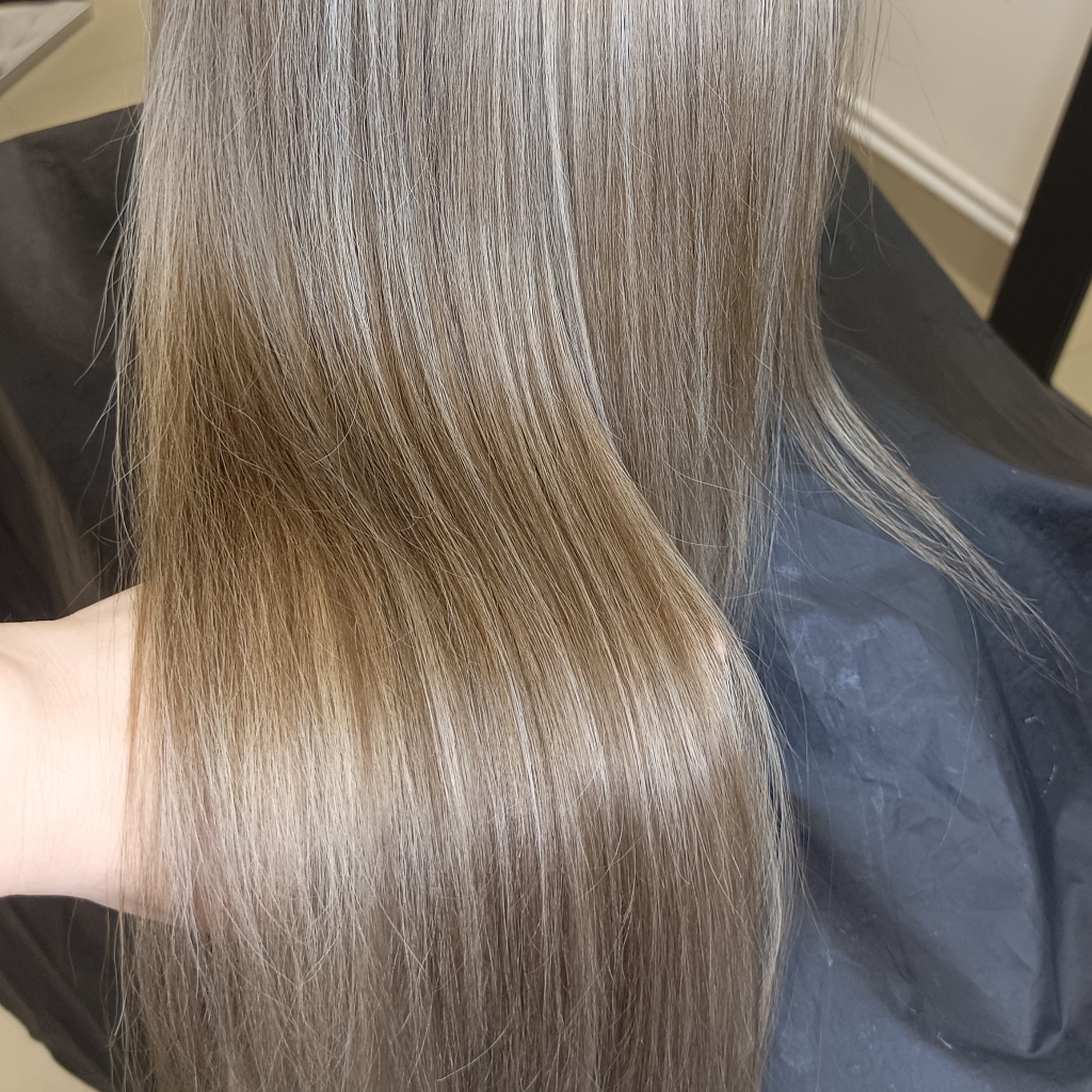 Окрашивание со своей краской (корни)