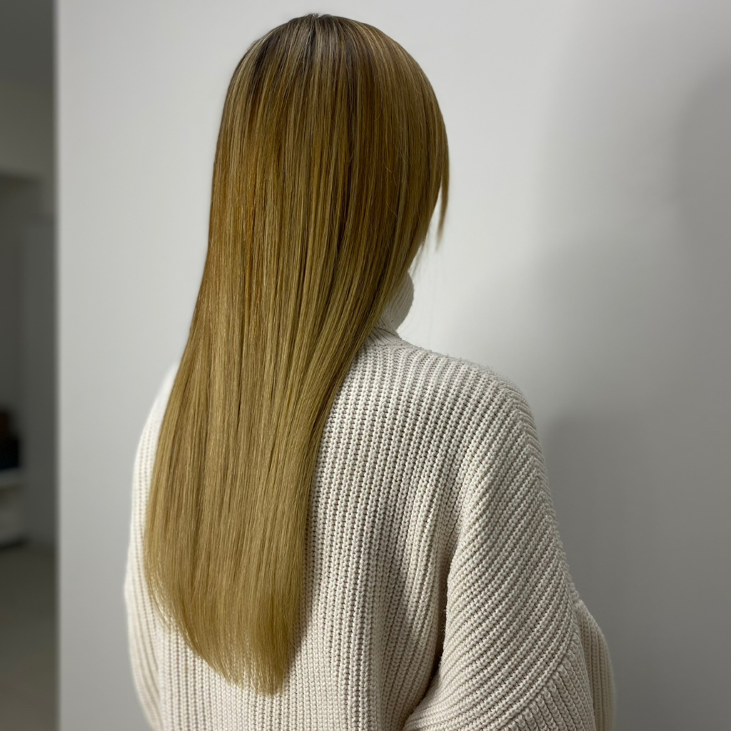 Снятие нарощенных волос