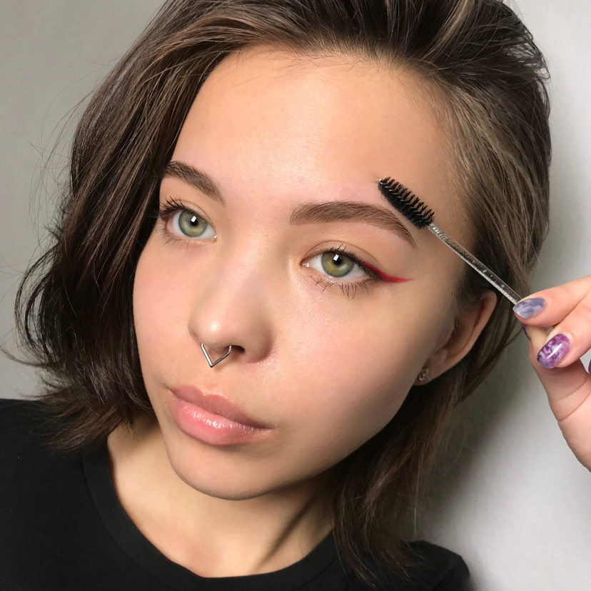 КОМБО №4: коррекция + окрашивание бровей + окрашивание ресниц