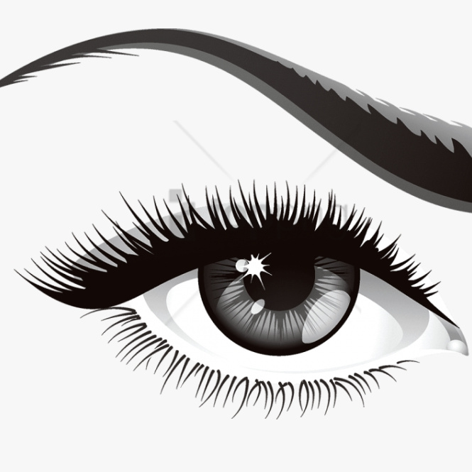 Нижние ресницы