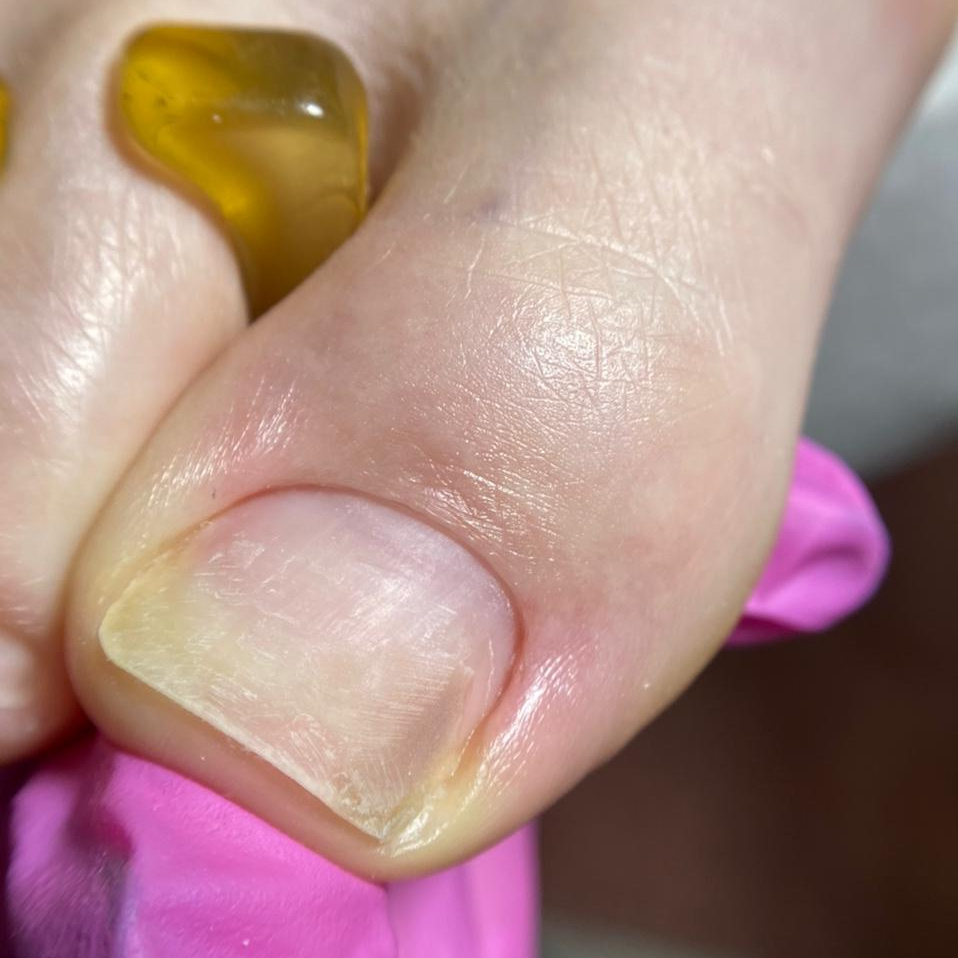 Педикюр полный без покрытия стопа + пальчики