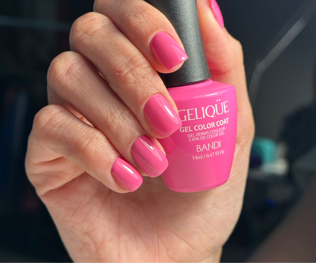 Маникюр с укреплением (гелем )