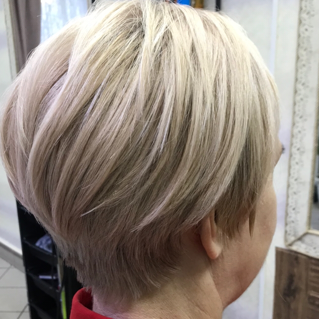 Укладка на короткие волосы