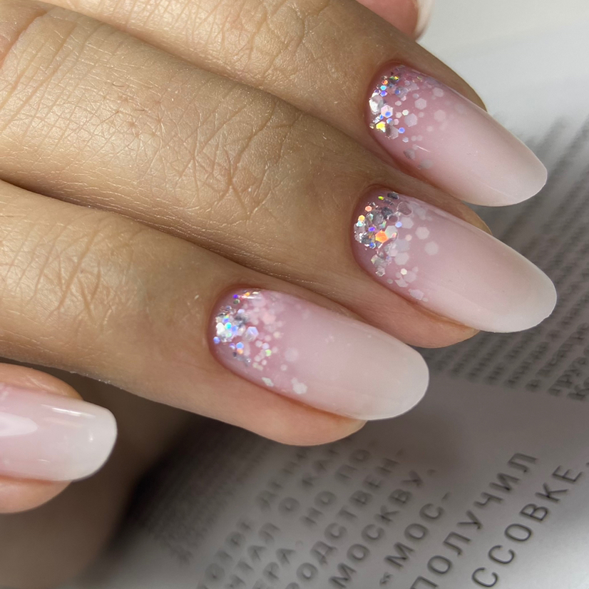 Коррекция ногтей короткая, средняя длина