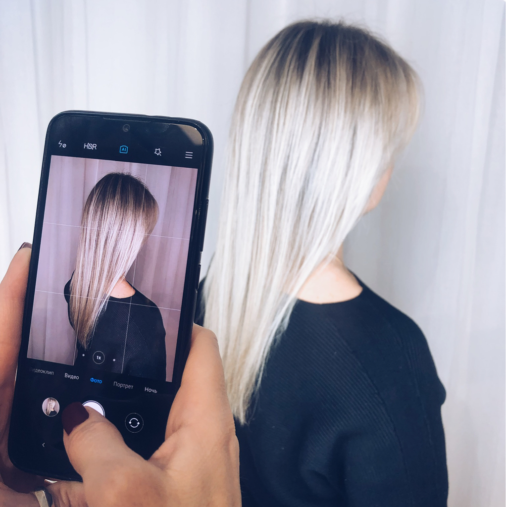 Сложное окрашивание волос  ( аир тач, мелирование, балаяж, шатуш )