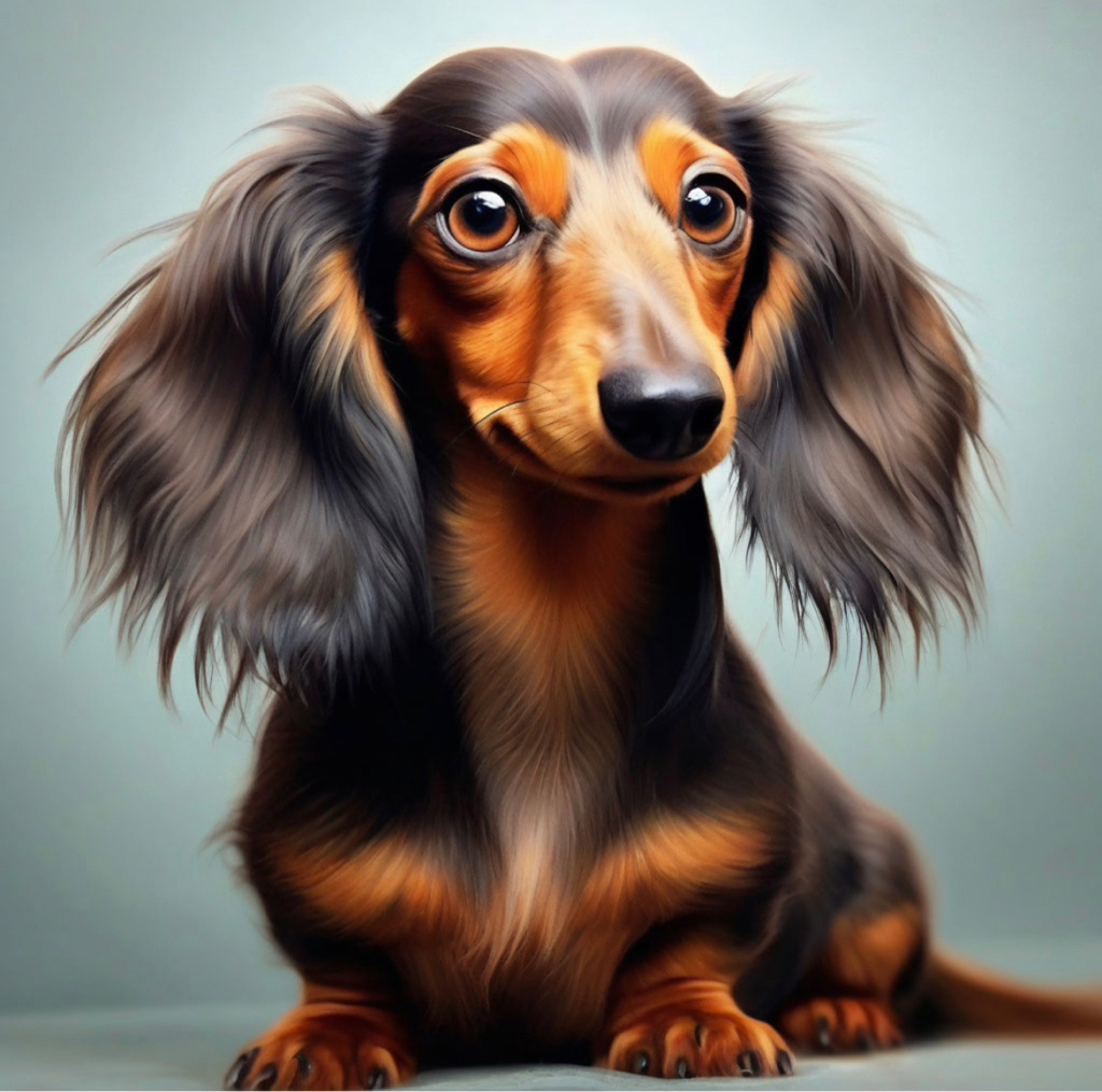 Такса длинношерстная