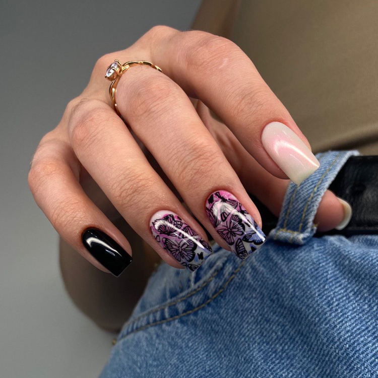 КОРОТКИЕ НОГТИ дизайн