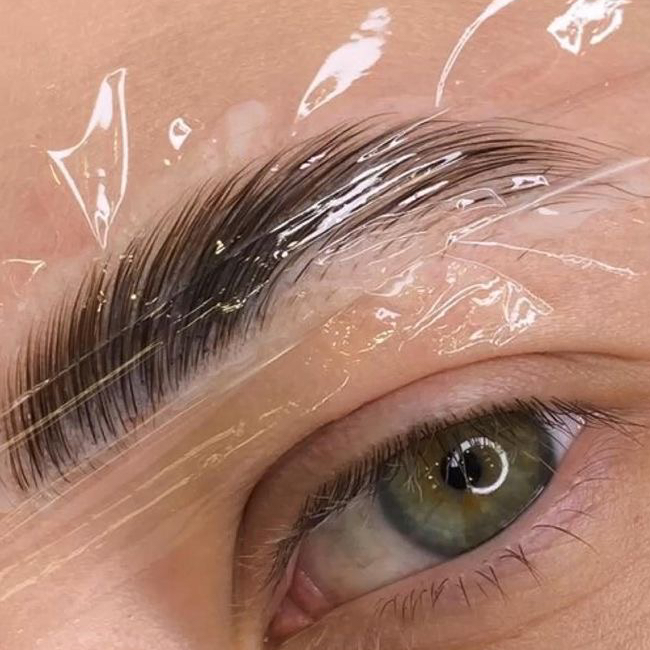 Долговременная укладка бровей + коррекция + окрашивание