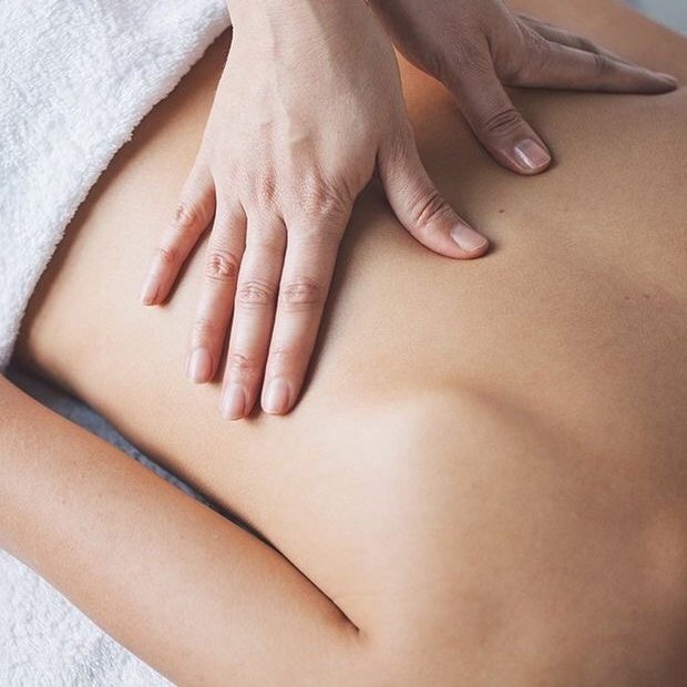 Лимфодренажный массаж спины и живота