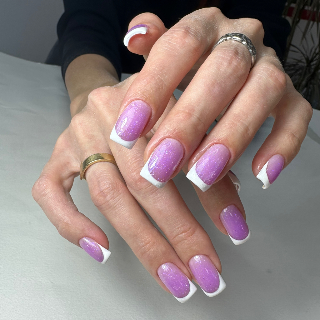 КОРРЕКЦИЯ наращенных ногтей короткая и средняя длина