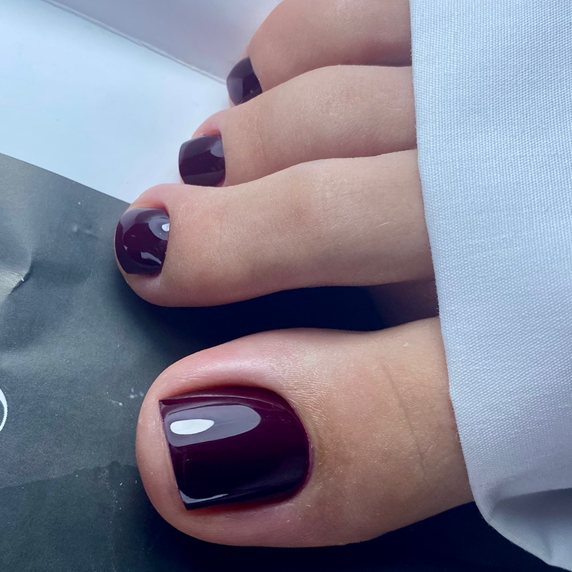 Педикюр полный с покрытием