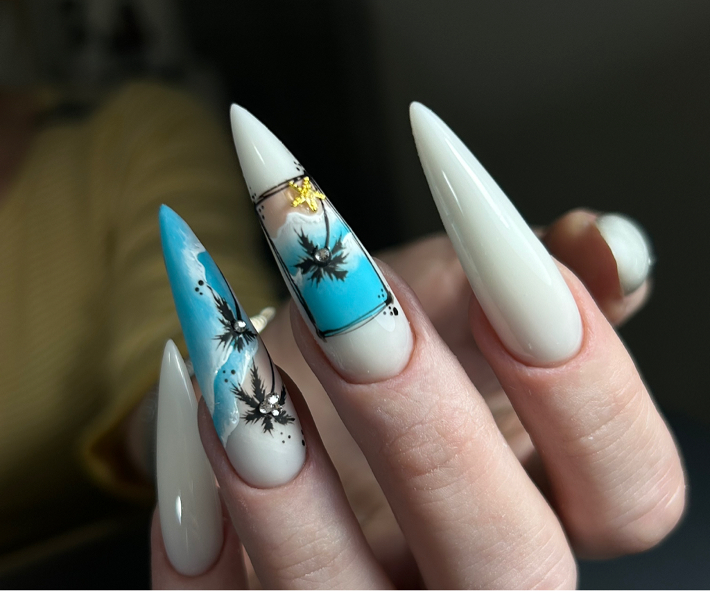 Наращивание ногтей L