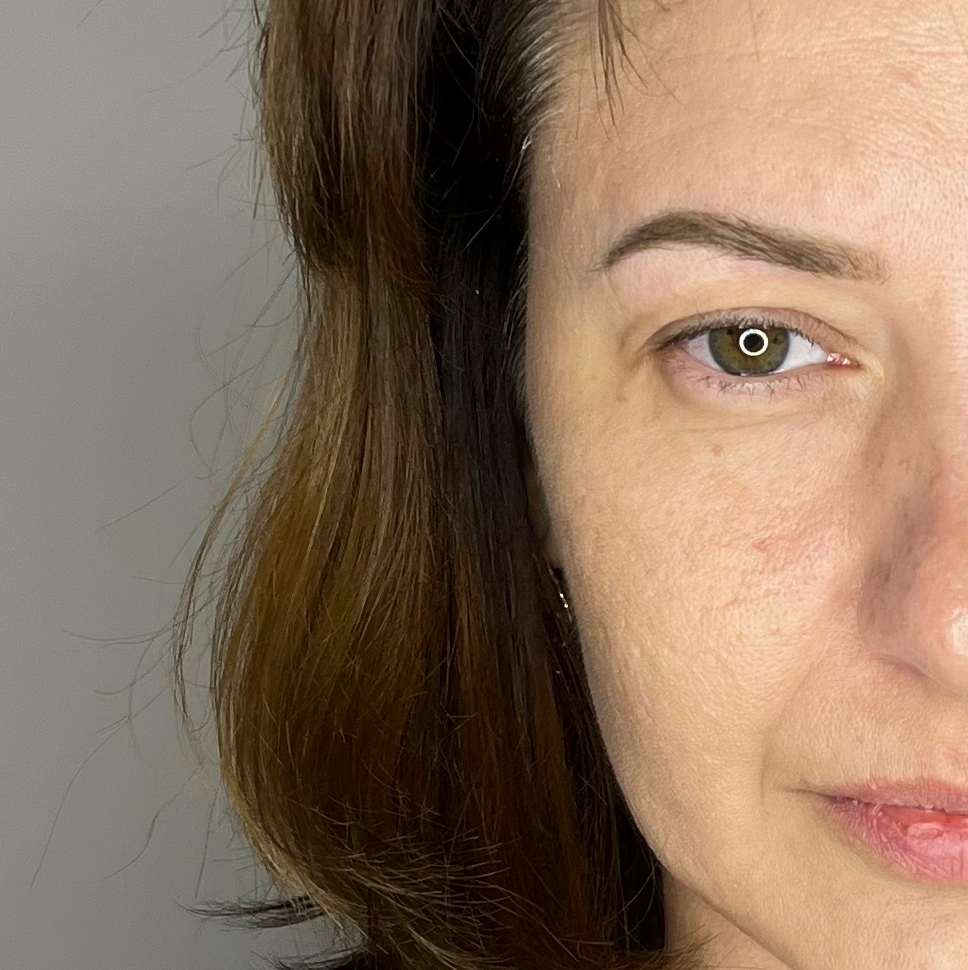 Оформление бровей с окрашиванием