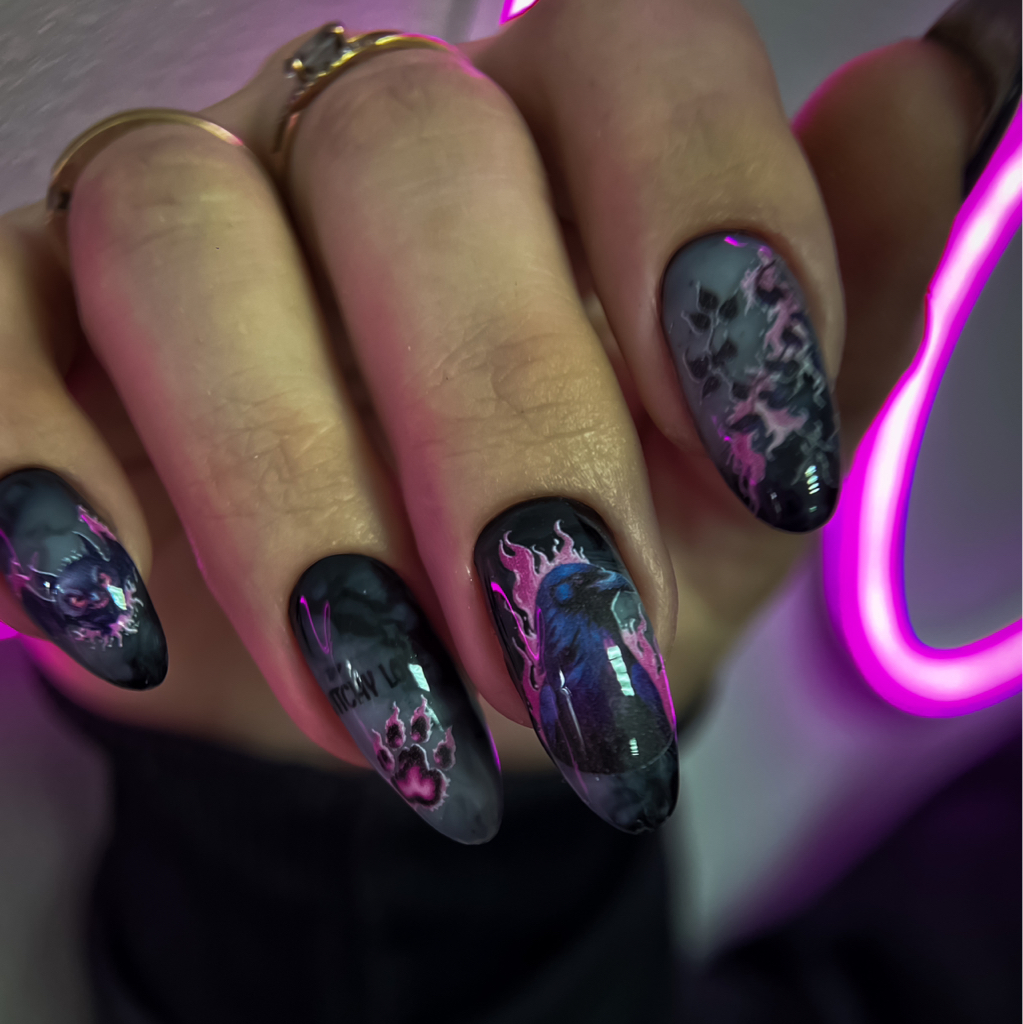 Маникюр+покрытие (дизайн) 10 пальцев