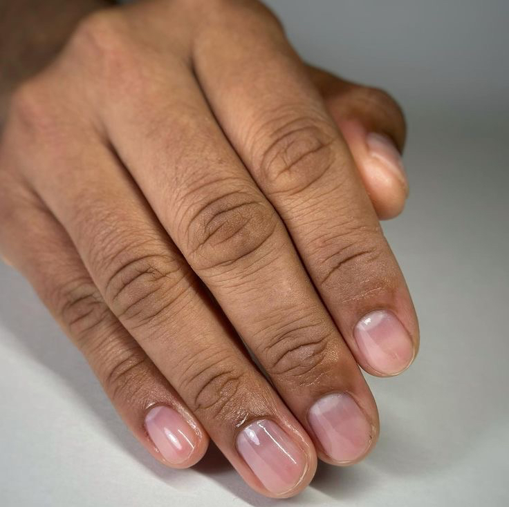 маникюр без покрытия мужской