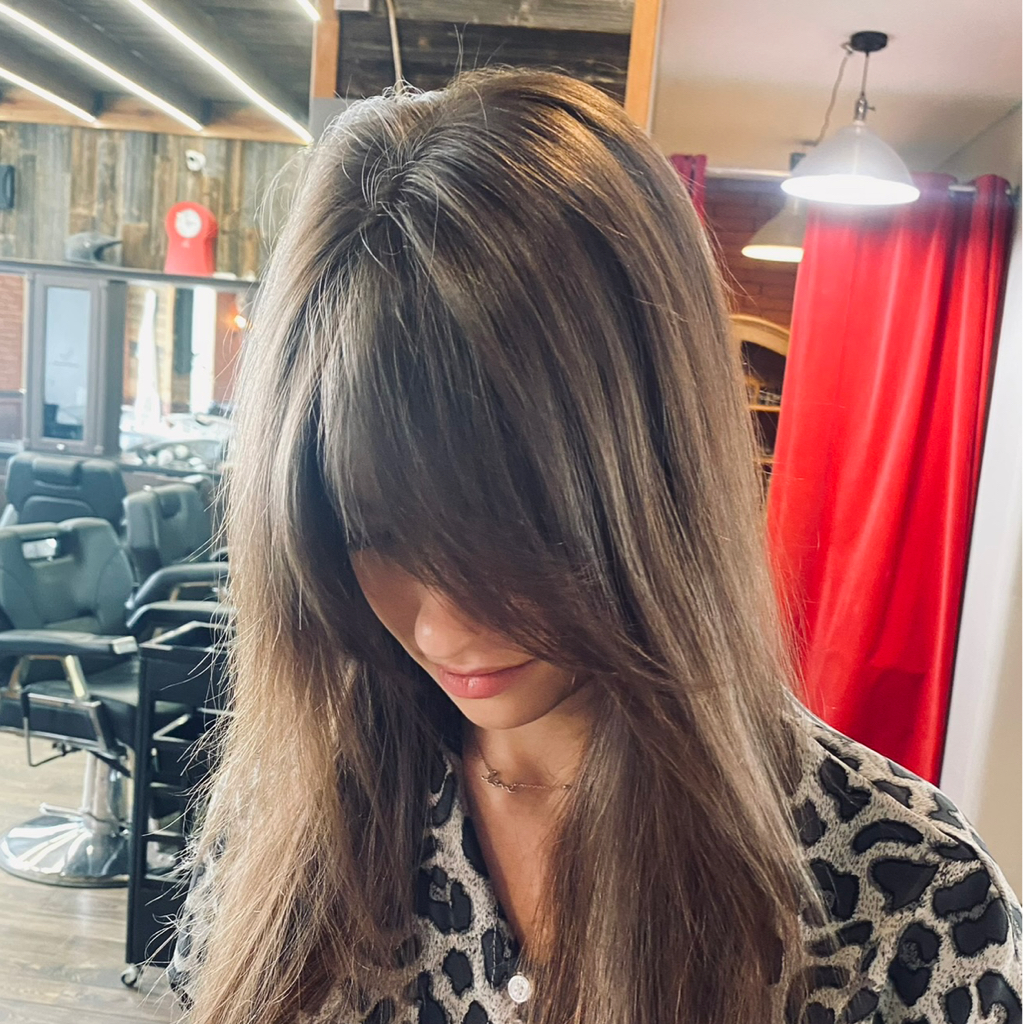 Однотонное окрашивание волос