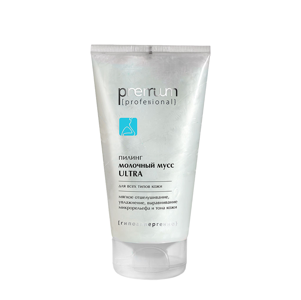 Пилинг для чувствительной и куперозной кожи лица Молочный мусс ULTRA - Premium Professional