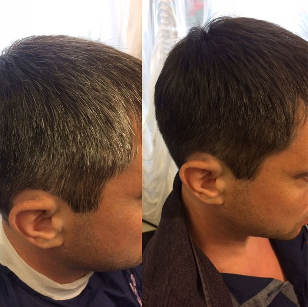 Камуфляж седины волос