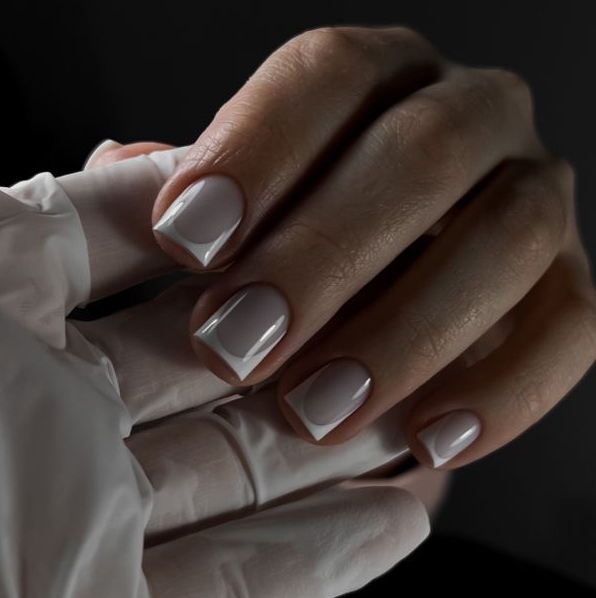 Покрытие гель/лак: френч, амбре.