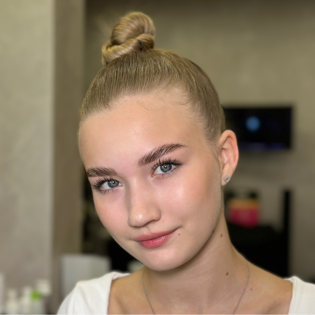 Долговременная укладка бровей + окрашивание