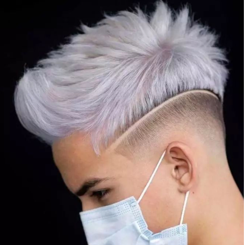 Мужское обесцвечивание волос